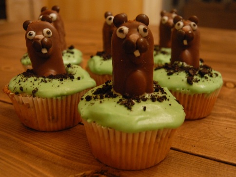 Groundhogs day cupcakes 2
