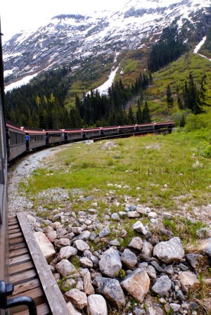 17 Disney Alaska Cruise Skagway White Pass train | domesticated-engineer.com