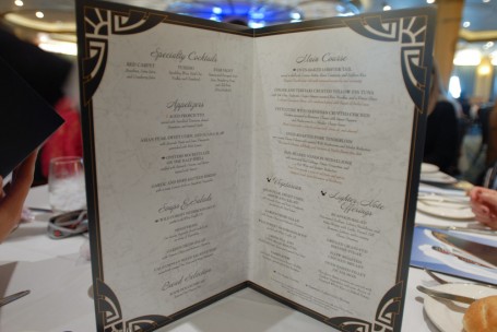 21 Disney Alaska Cruise Captain's Gala Dinner Menu | domesticated-engineer.com