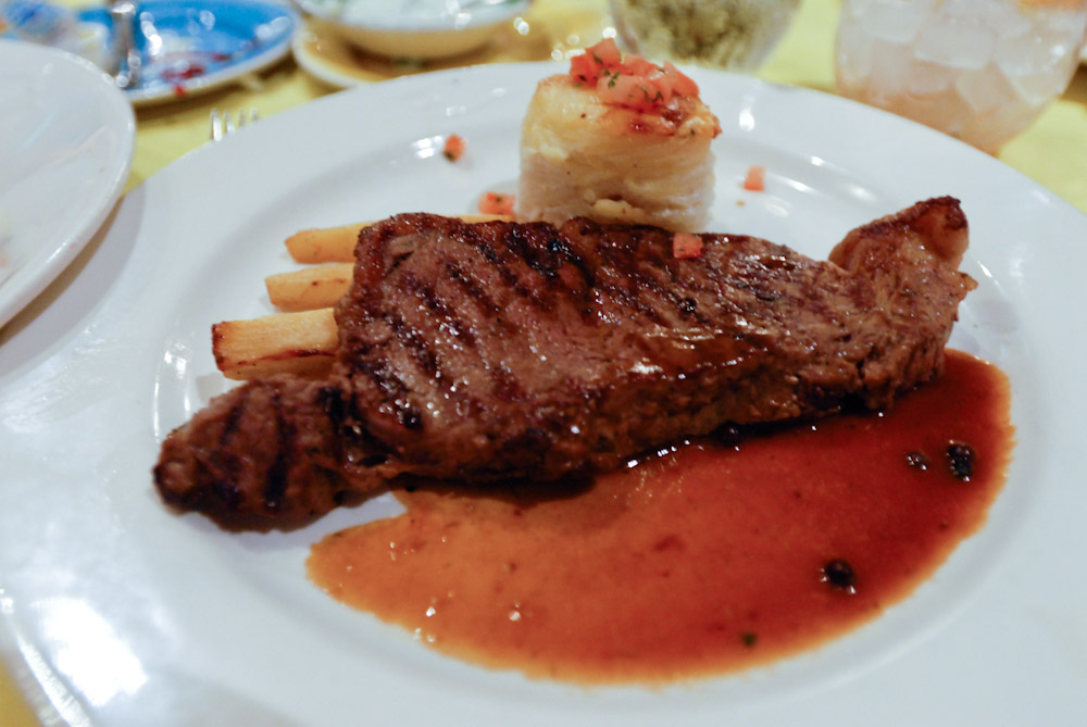 22 Disney Alaska Cruise Food Marinated Sirloin Steak| domesticated-engineer.com
