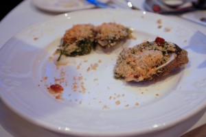 22 Disney Alaska Cruise food Oysters Rockefeller on the Half Shell | domesticated-engineer.com