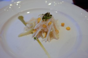 23 Disney Alaska Cruise food Asian Pear, Sweet Corn, and Jicama Slaw | domesticated-engineer.com