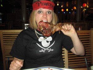29 Disney Alaska Cruise Pirate Night Turkey Leg | domesticated-engineer.com