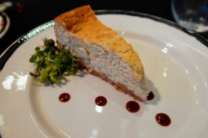 30 Disney Alaska Cruise food Sesame-flavored Rock Shrimp and Caramelized Onion Cheesecake | domesticated-engineer.com