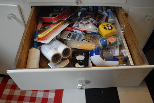 Junk drawer to spice drawer