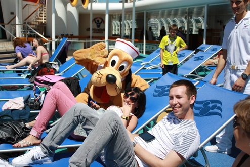 Disney Cruise Swim deck Pluto