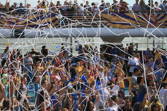 Sail away party Disney Cruise on Disney Wonder