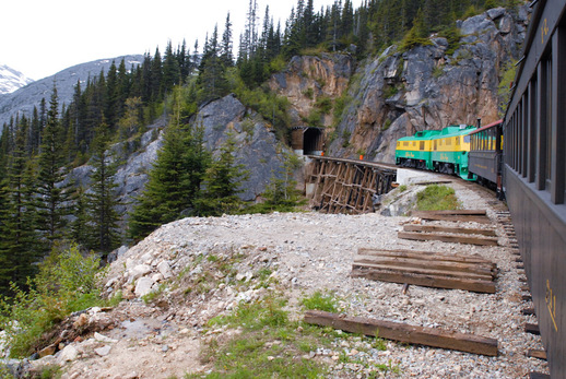 White pass train Skagway, Alaska
