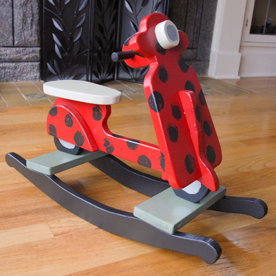 Ladybug Moped Rocker 